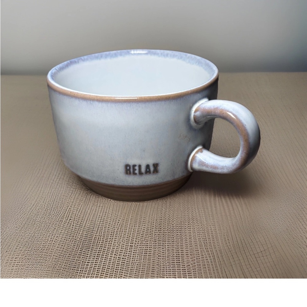 Hearth & Hand Relax Mug - Gray and Brown